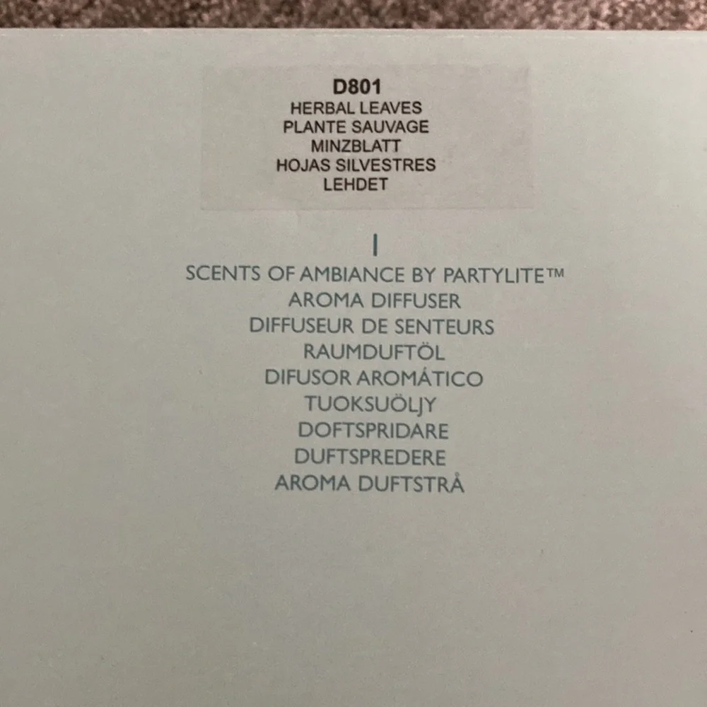 PartyLite Scents Of Ambiance Aroma Diffuser